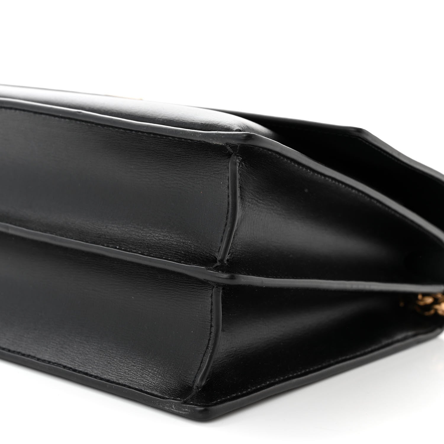 Saint Laurent Calfskin Large Monogram Sunset Black 9 of 9