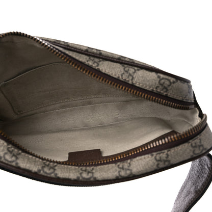 Gucci Soft GG Supreme Monogram Medium Ophidia Belt Bag Dark Brown 5 of 16