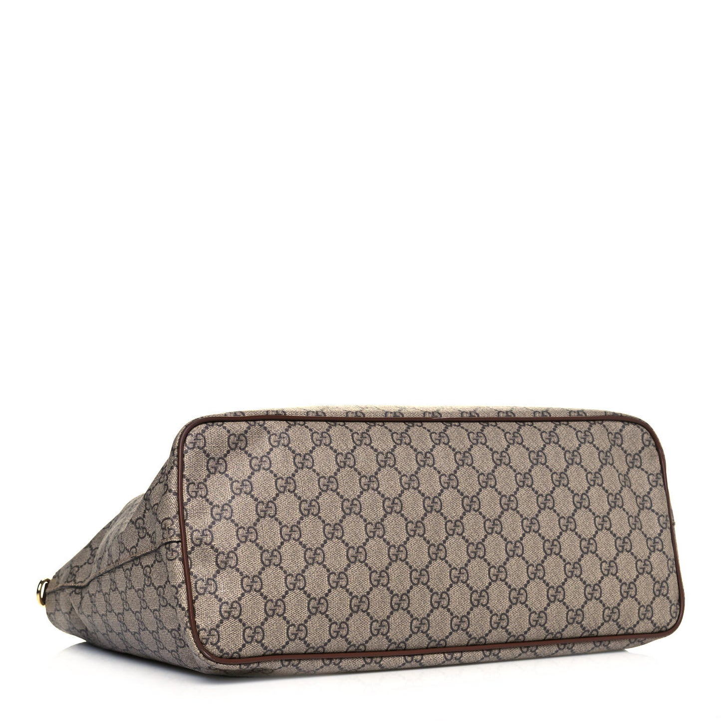 Soft GG Supreme Monogram Medium Crossbody Tote Beige Cuir