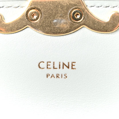 Celine Shiny Calfskin Mini Triomphe Ice Blue 5 of 10