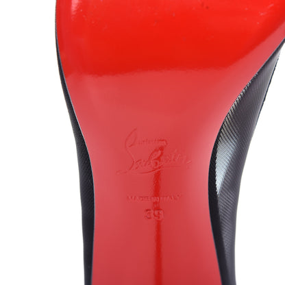Christian Louboutin Veau Velours Rete Galativi 70 Pumps 39 Black 9 of 10