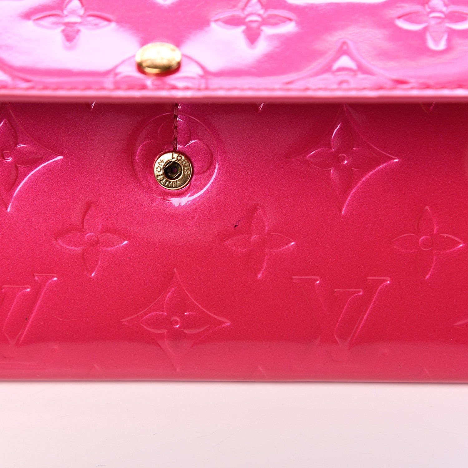 Louis Vuitton Vernis Sarah Wallet Rose Pop 8 of 11