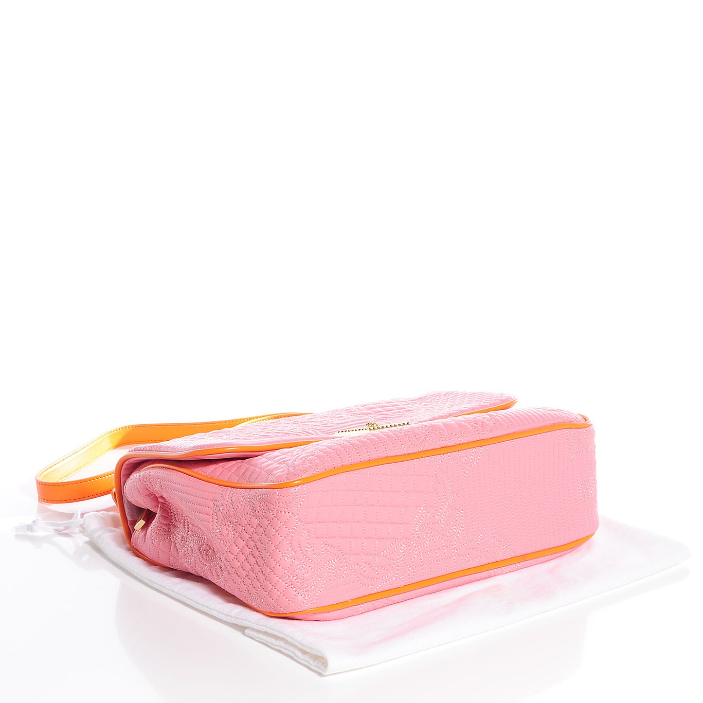Leather Microvanitas Quilted New Icon Handbag Pink