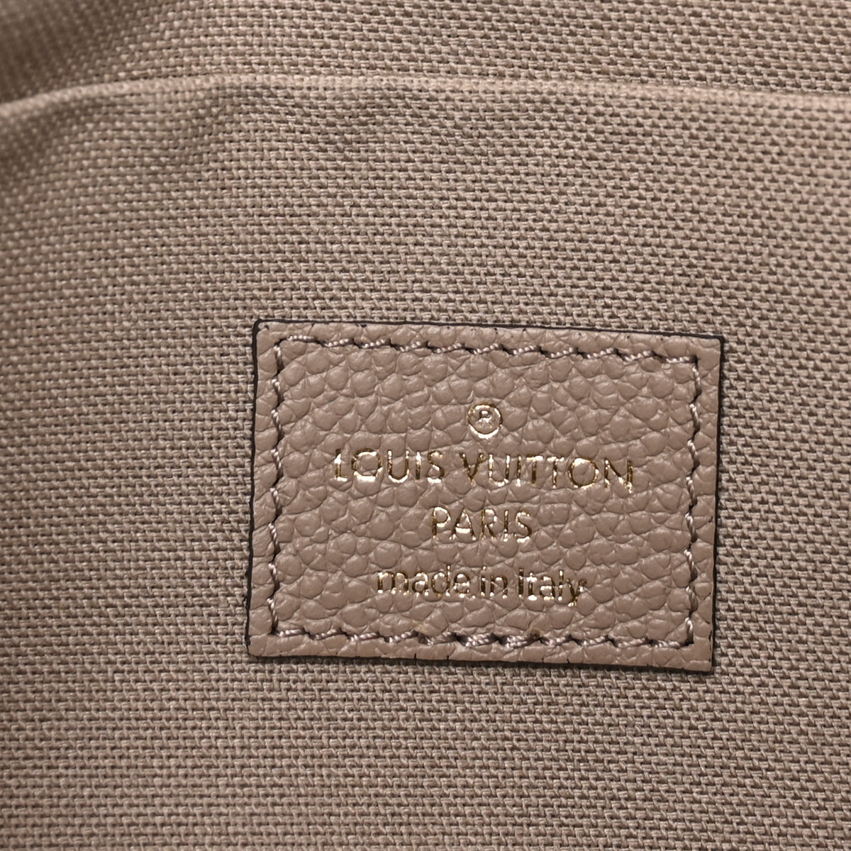 Louis Vuitton Empreinte Monogram Giant Felicie Pochette Tourterelle Creme 7 of 10