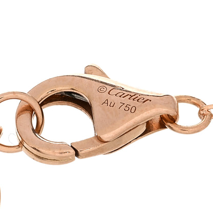Cartier 18K Pink Gold Diamond XS D'Amour Bracelet 3 of 4