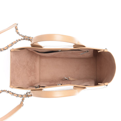 Chanel Caviar Small Studded Deauville Tote Beige 5 of 9