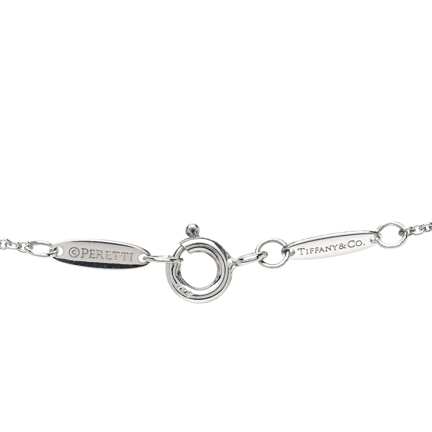 Sterling Silver Elsa Peretti Letter J Pendant Necklace