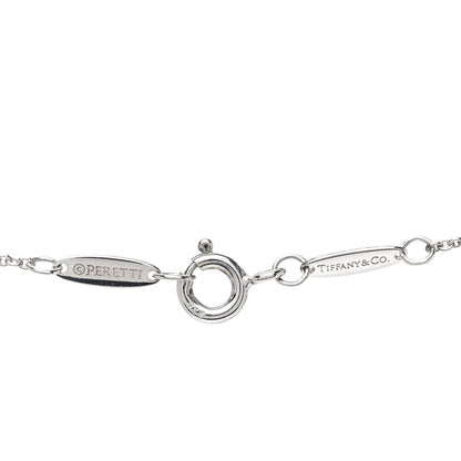 Tiffany Sterling Silver Elsa Peretti Letter J Pendant Necklace 5 of 5