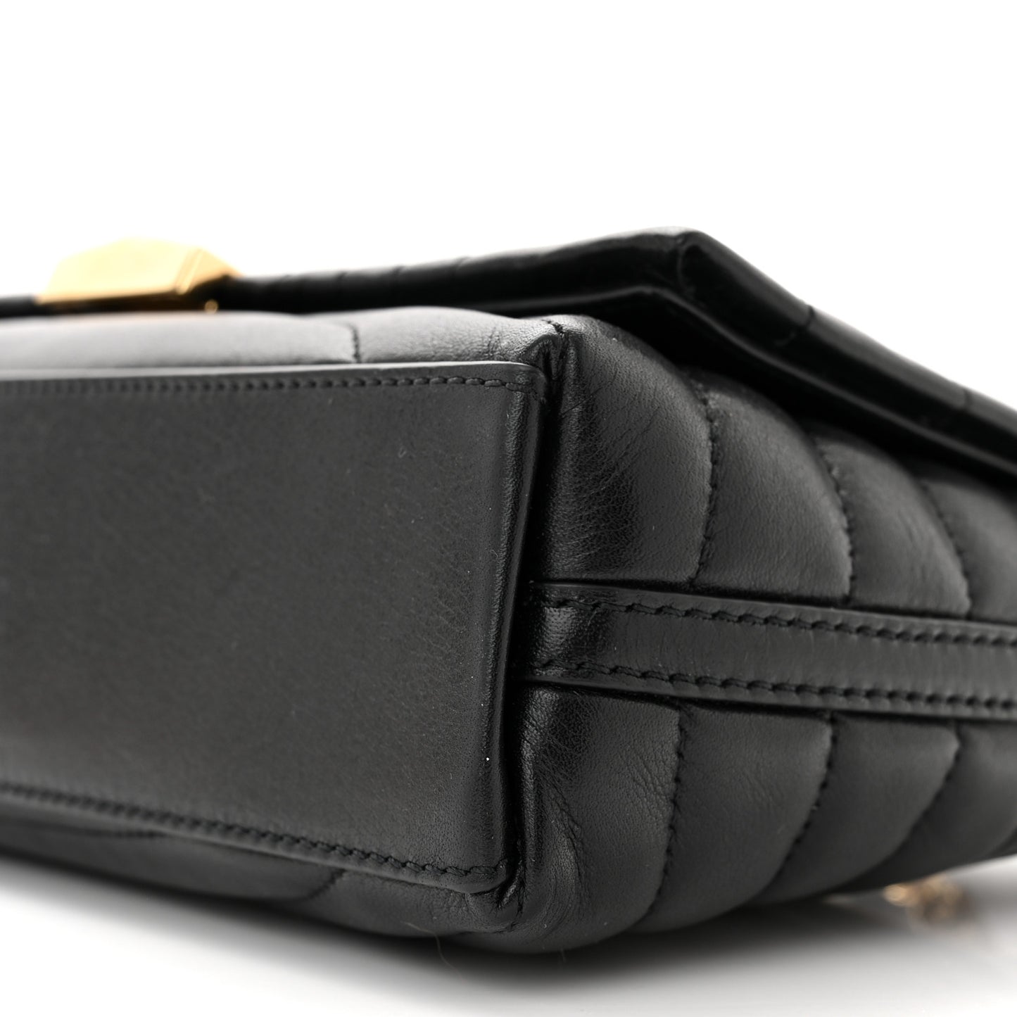 Calfskin Quilted Small 4G Shoulder Bag Black