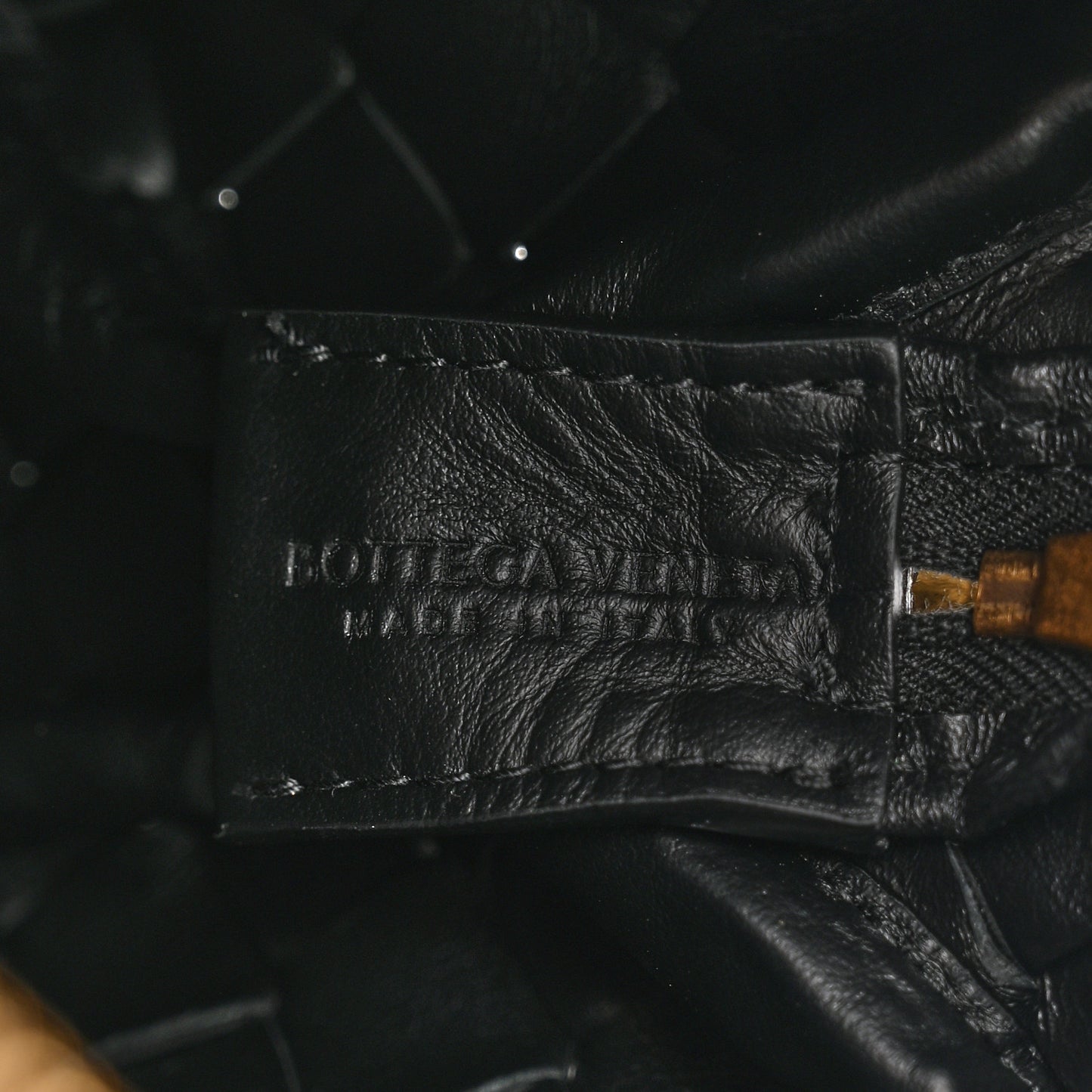 Nappa Intrecciato Mini Loop Camera Bag Black