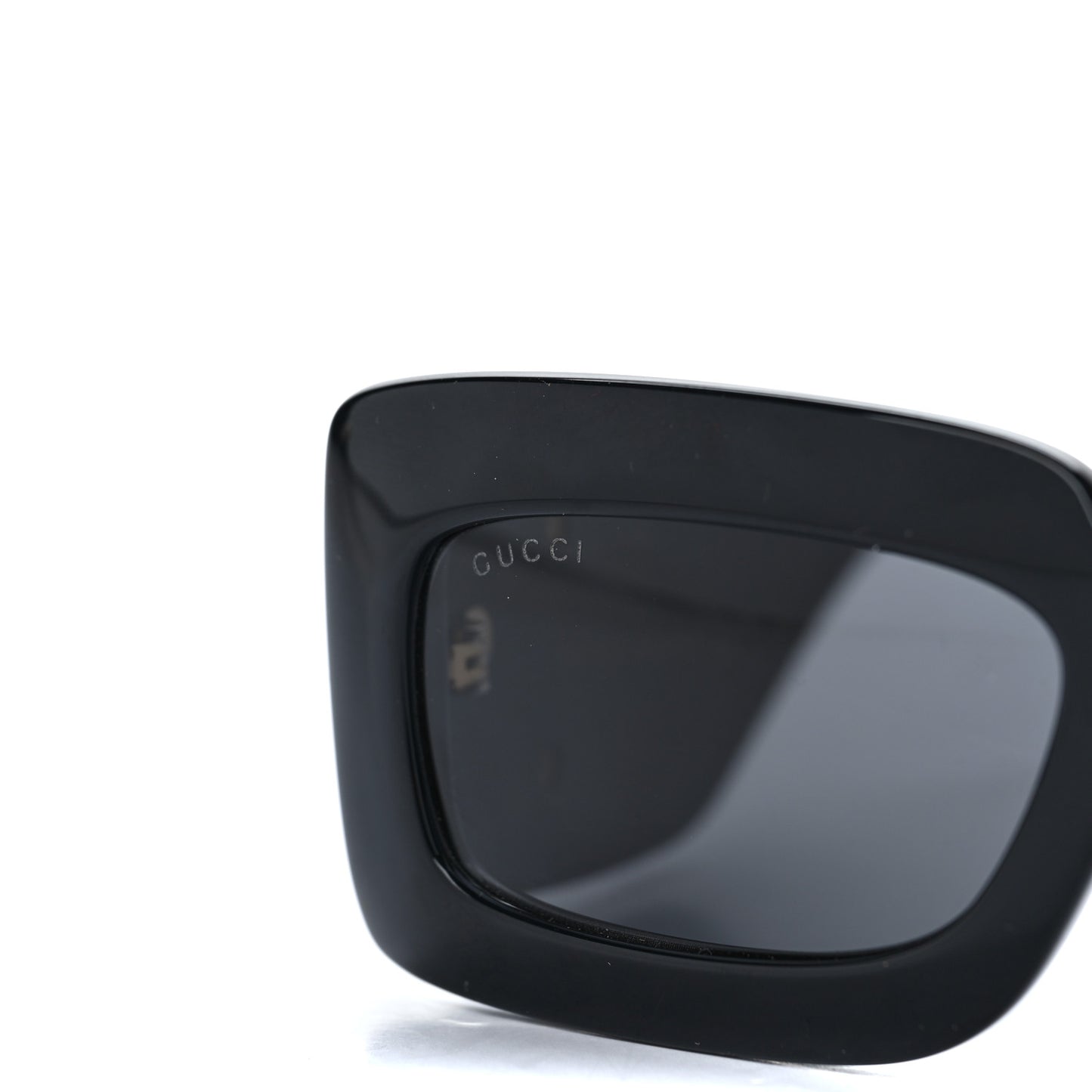 Acetate Rectangular Sunglasses GG0811S Black