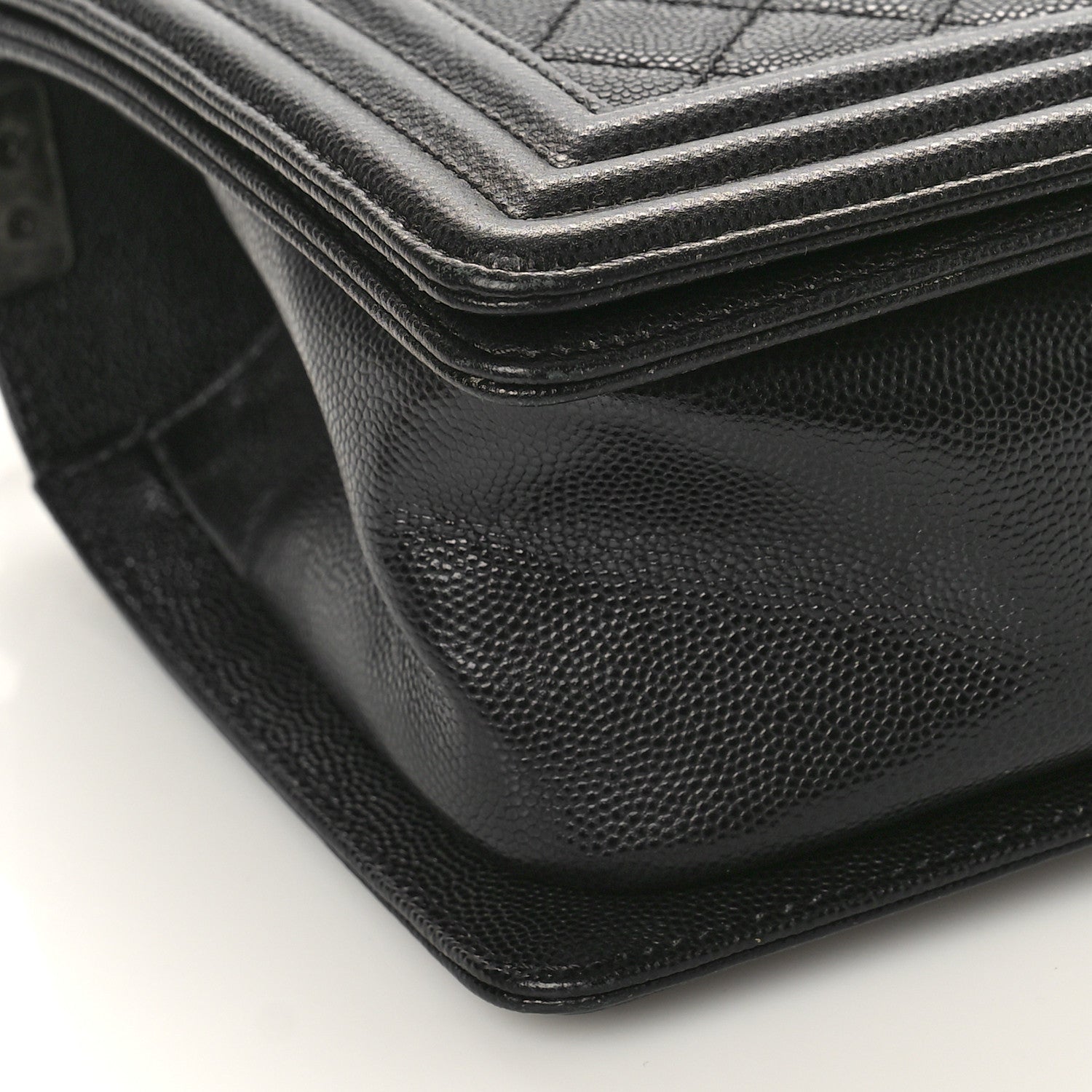 Chanel Caviar Quilted Medium Boy Flap Black 7 of 12