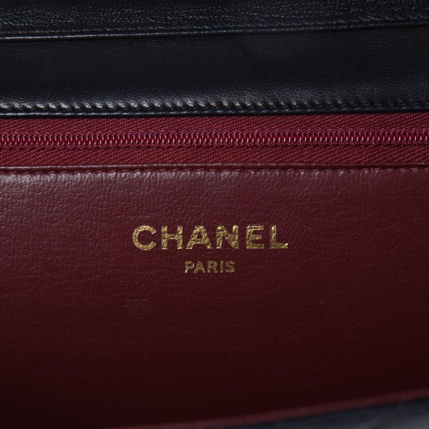 Lambskin Quilted Medium Single Flap Black