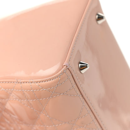 Christian Dior Patent Cannage Medium Lady Dior Pale Pink 12 of 15
