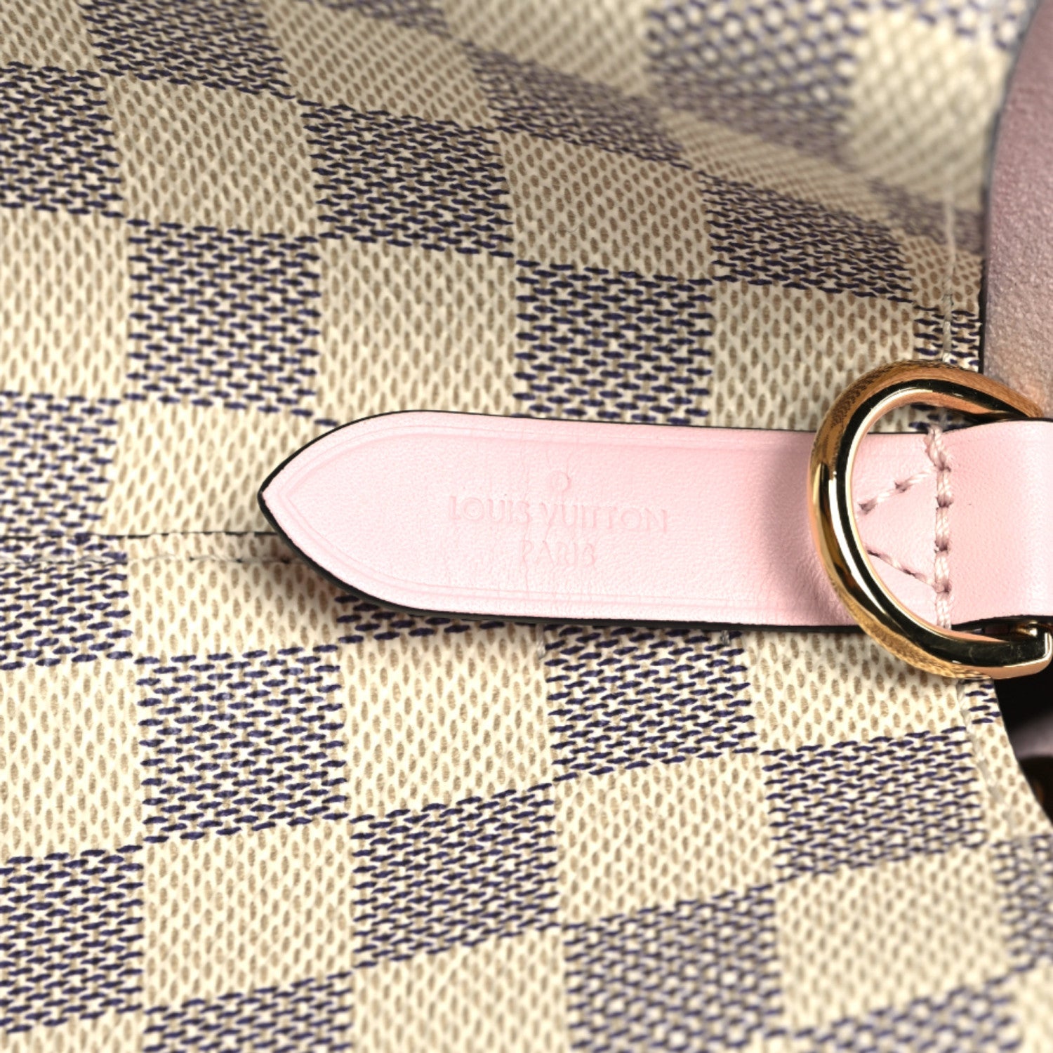 Louis Vuitton Damier Azur Neonoe MM Eau De Rose 6 of 8