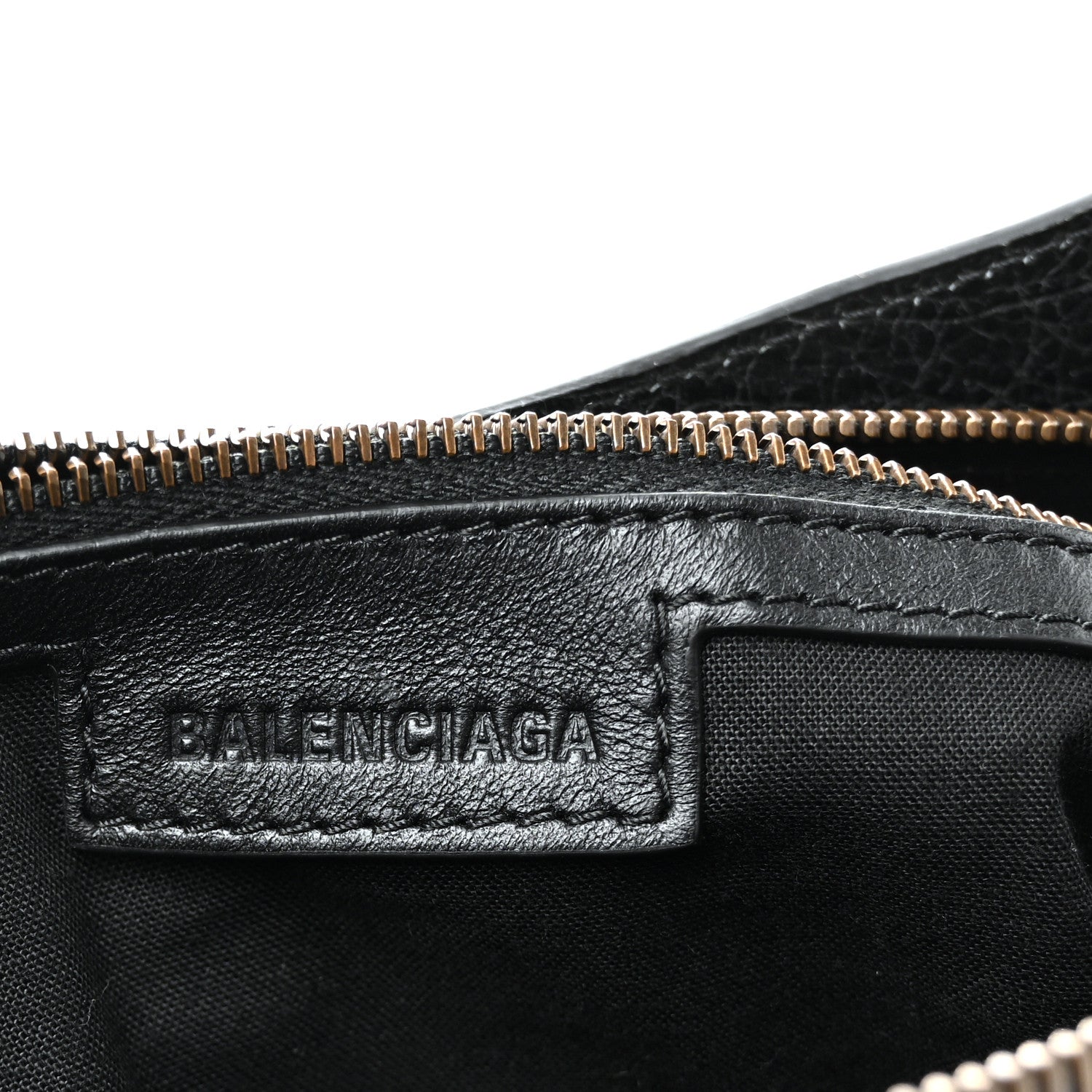 Balenciaga Agneau Arena Classic Hardware Le City First Bag Black 6 of 10