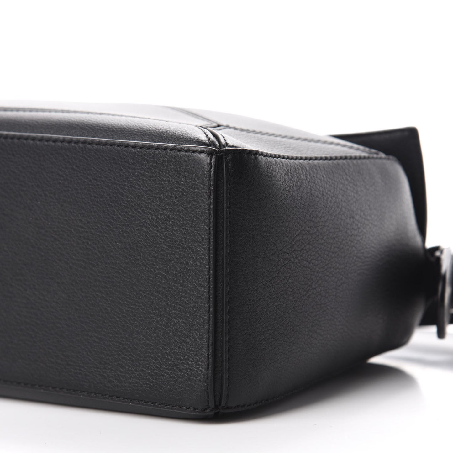 Calfskin Small Puzzle Bag Black