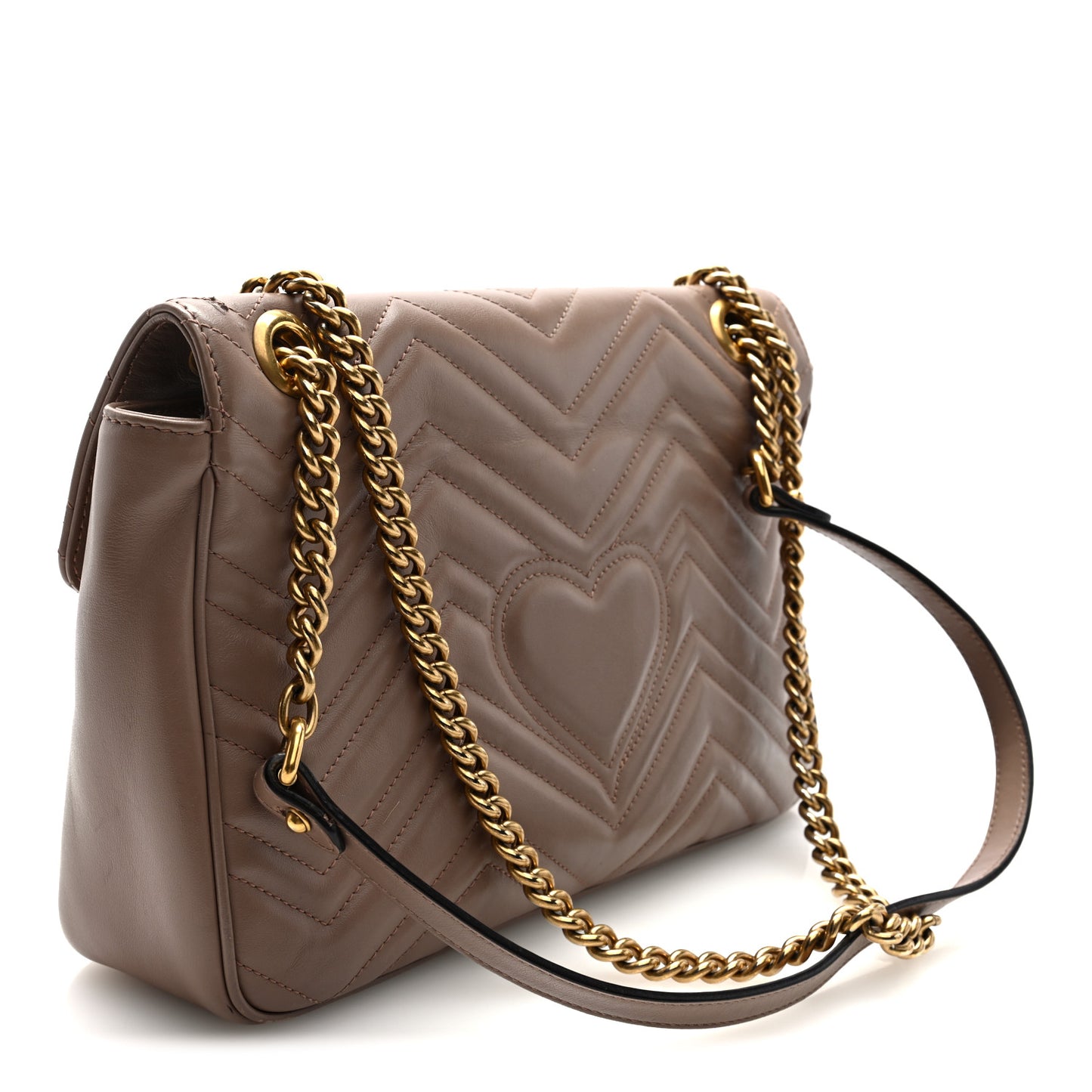 Calfskin Matelasse Medium GG Marmont Shoulder Bag Porcelain Rose