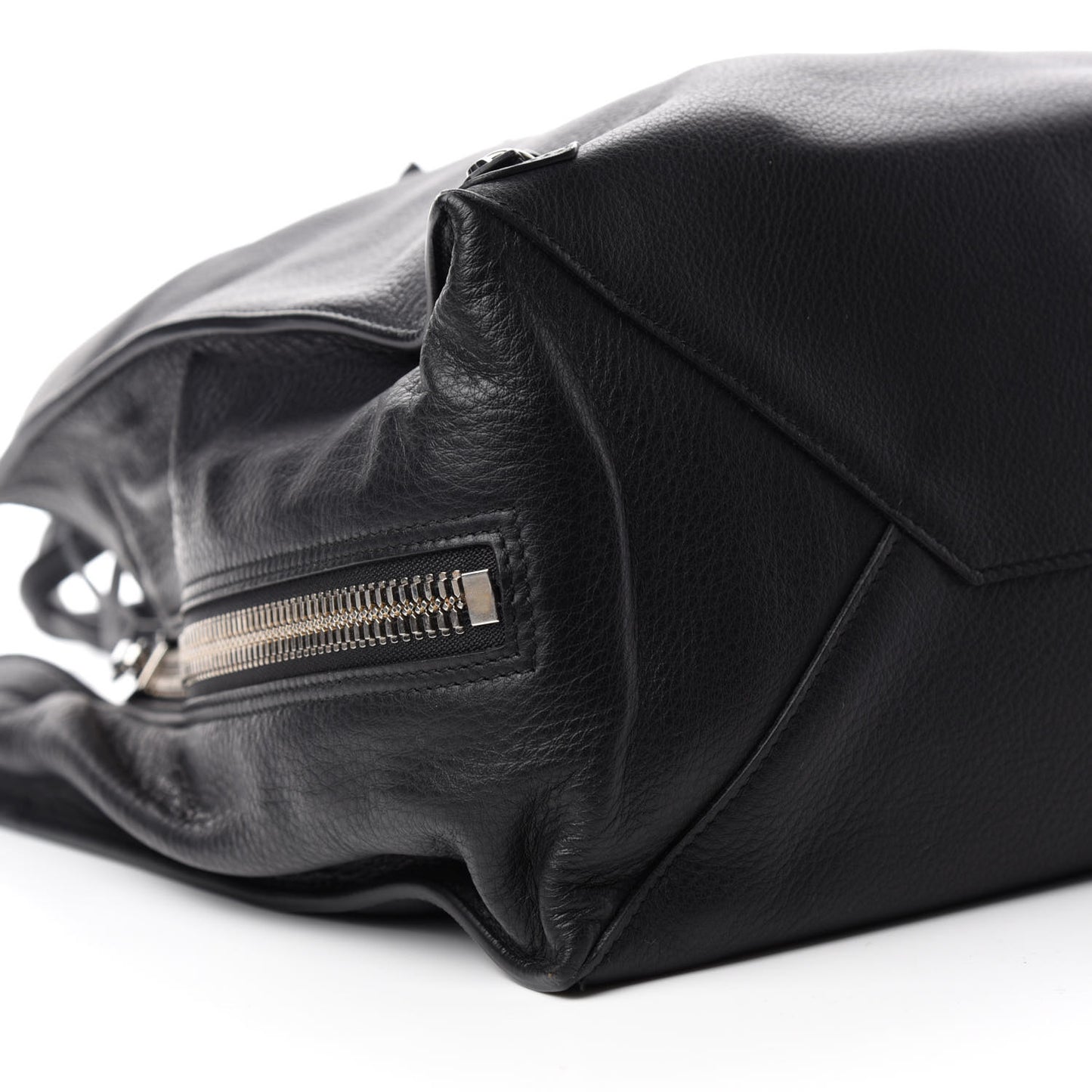Supple Calfskin Papier A4 Tote Black