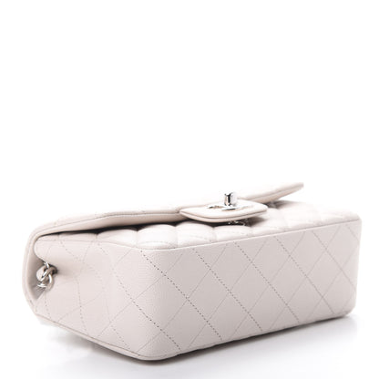 Chanel Caviar Quilted Mini Rectangular Flap Ivory 4 of 10