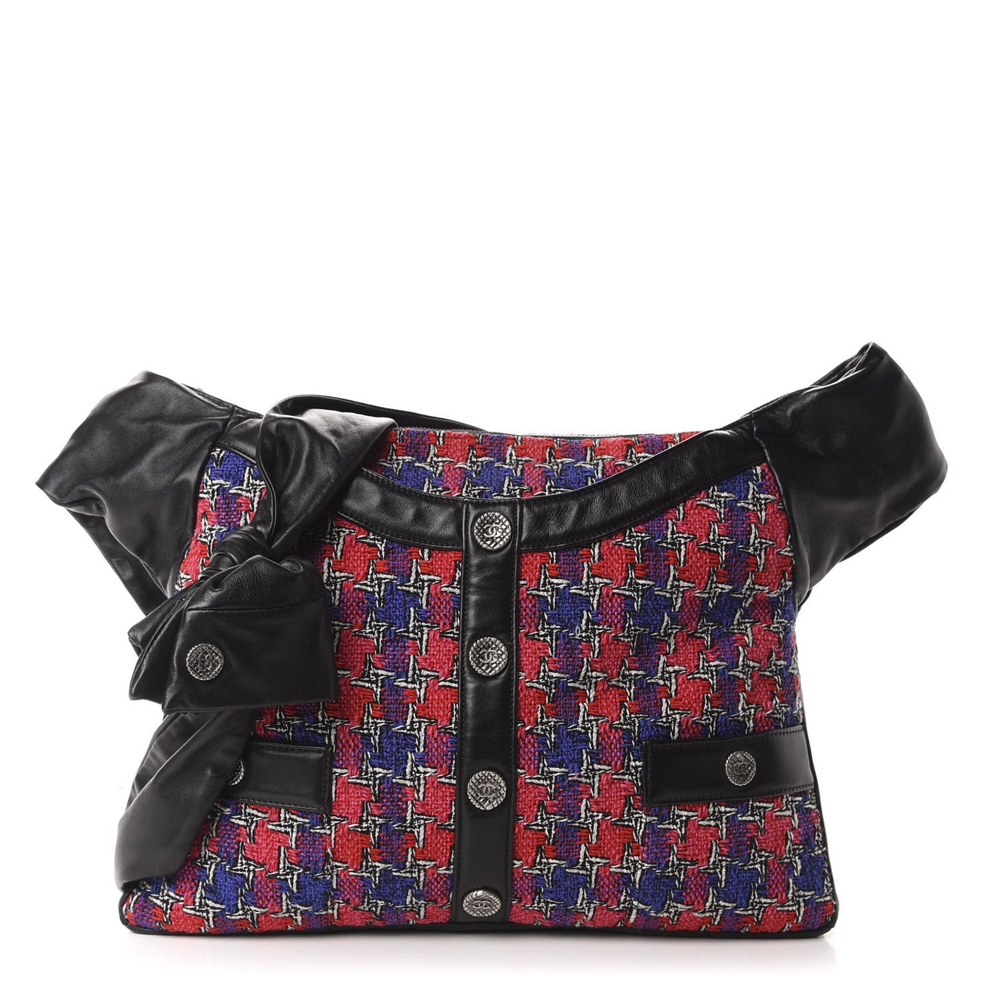 Lambskin Tweed Small Girl Bag Red Blue Black