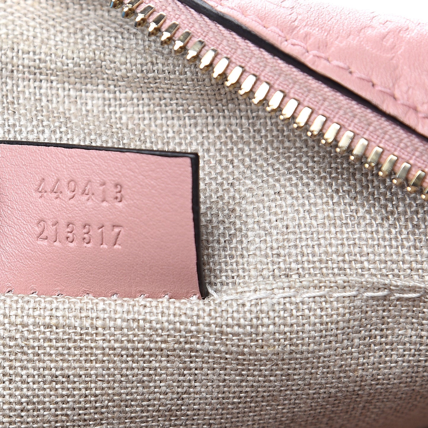 Soft Microguccissima Mini Bree Messenger Bag Soft Pink