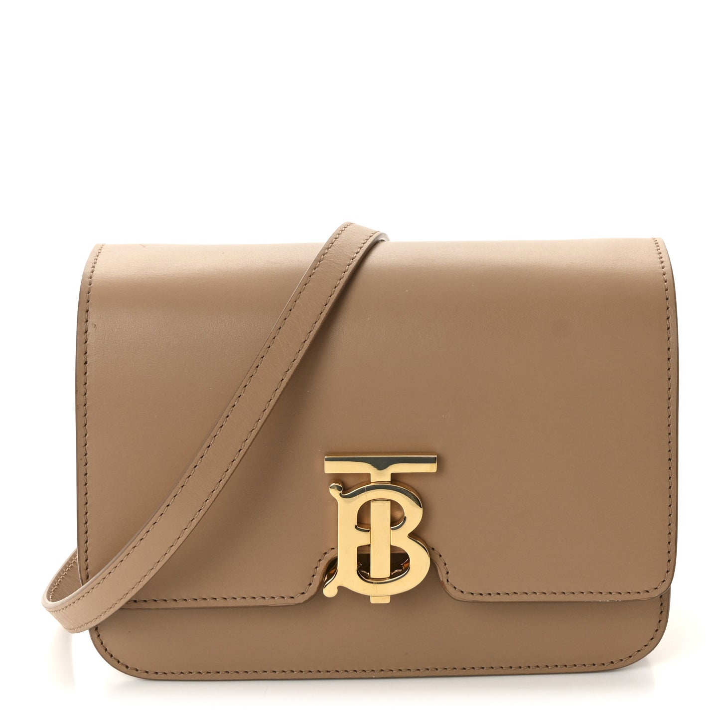 Calfskin Small TB Bag Light Camel