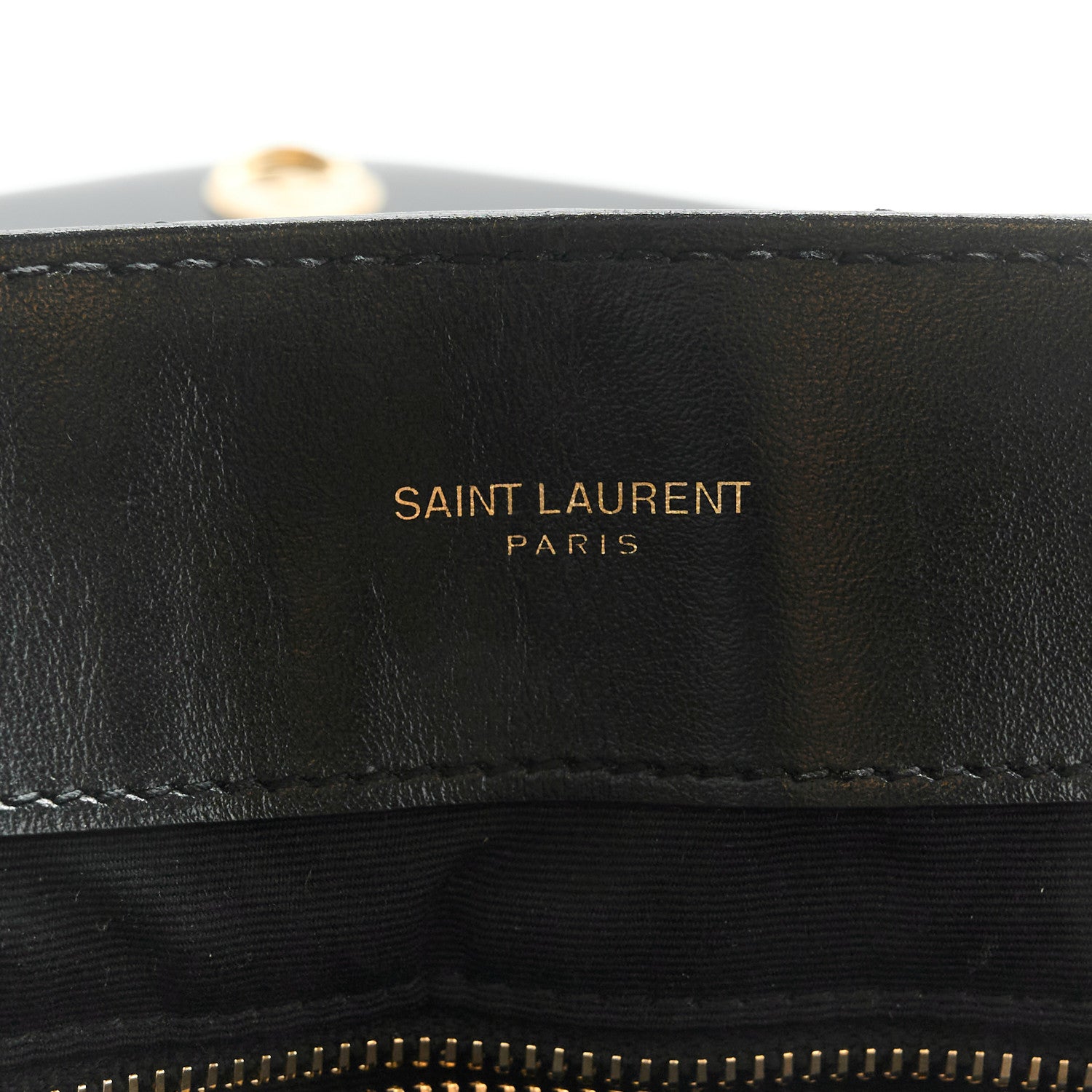 Saint Laurent Calfskin Y Quilted Monogram Large Loulou Chain Satchel Black 6 of 11