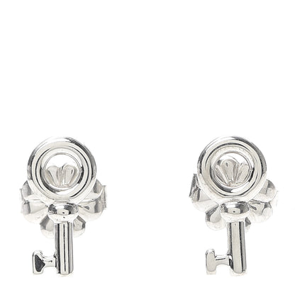 Tiffany Sterling Silver Key Earrings 1 of 5