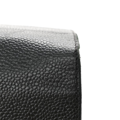 Chanel Caviar Timeless CC Wallet on Chain WOC Black 16 of 16