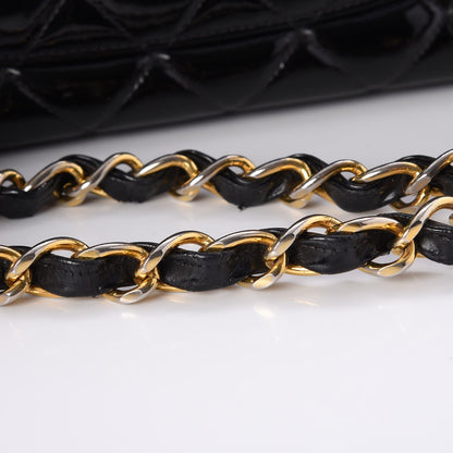 Chanel Patent Quilted XL Flap Bag Black 19 of 21