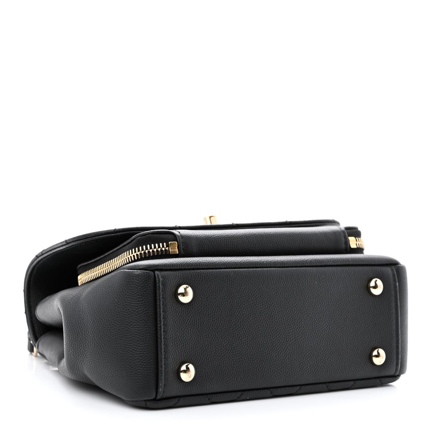 Caviar Quilted Small Business Affinity Flap Black