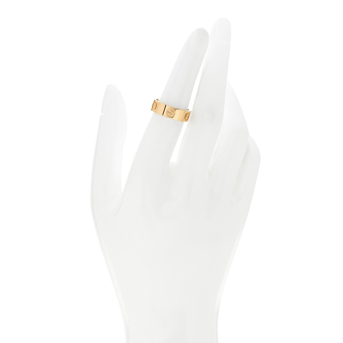 18K Yellow Gold 5.5mm LOVE Ring 52 6