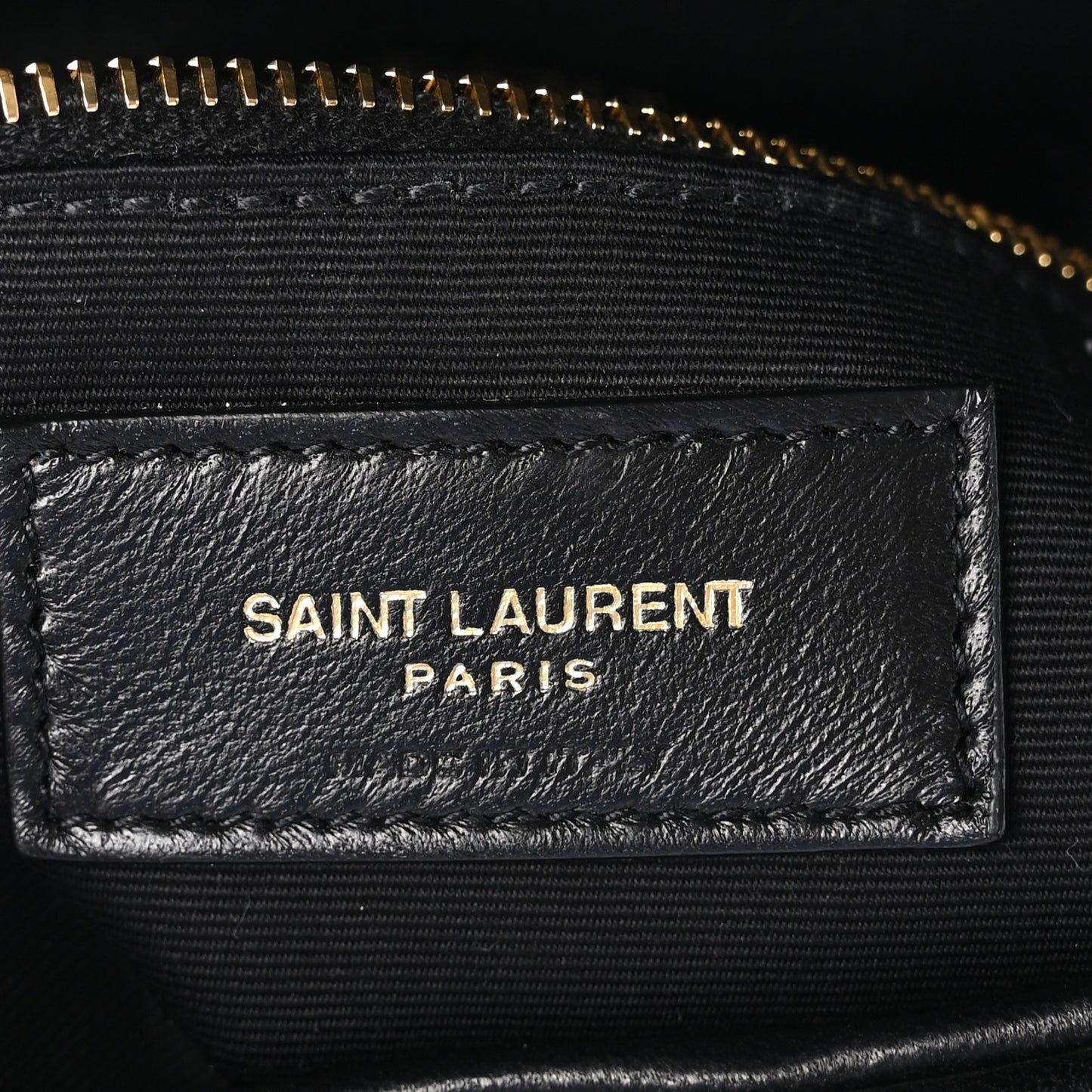 Lambskin Quilted Toy Loulou Puffer Monogram Chain Satchel Black