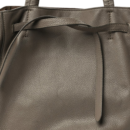 Celine Soft Grained Calfskin Small Belt Cabas Phantom Taupe 9 of 12