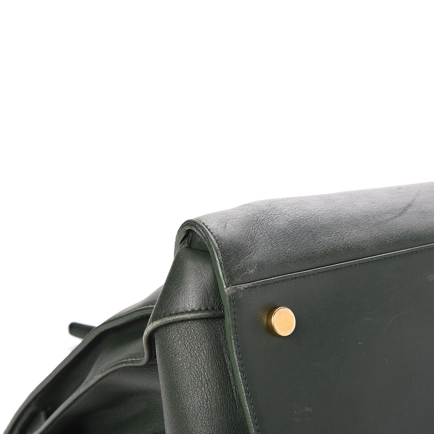 Saint Laurent Calfskin Large Sac de Jour Carryall Dark Green 9 of 12