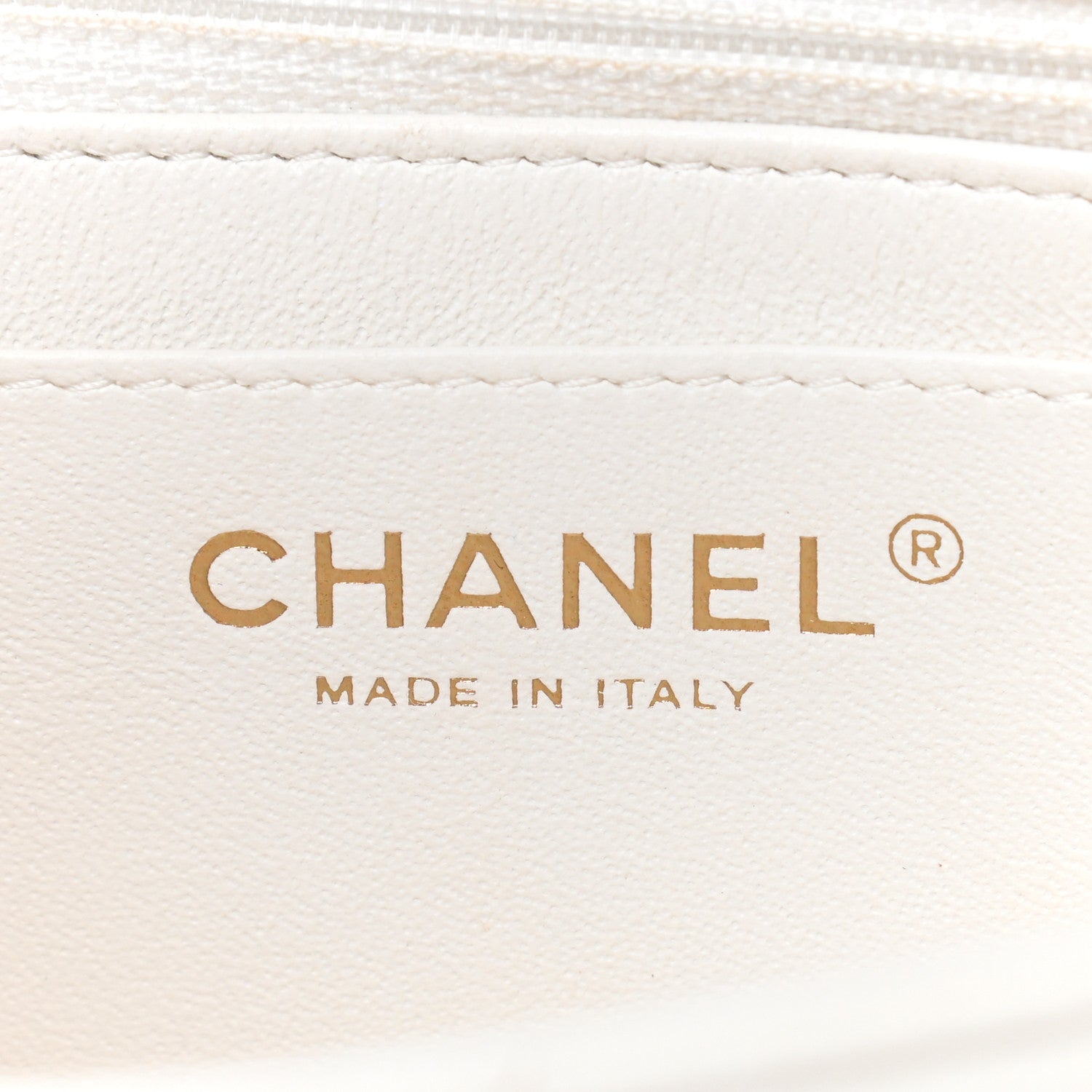 Chanel Lambskin Quilted Mini Rectangular Flap White 5 of 8