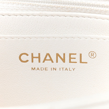 Chanel Lambskin Quilted Mini Rectangular Flap White 6 of 11