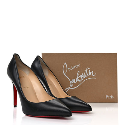 Christian Louboutin Shiny Nappa Pigalle Follies 100 Pumps 41.5 Black 9 of 9