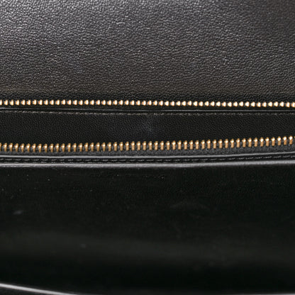 Celine Liege Calfskin Medium Classic Box Flap Bag Black 10 of 10