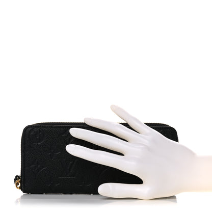 Louis Vuitton Empreinte Clemence Wallet Black 2 of 6