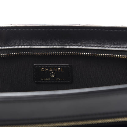 Chanel Lambskin Quilted Wristlet Clutch Black 6 of 11
