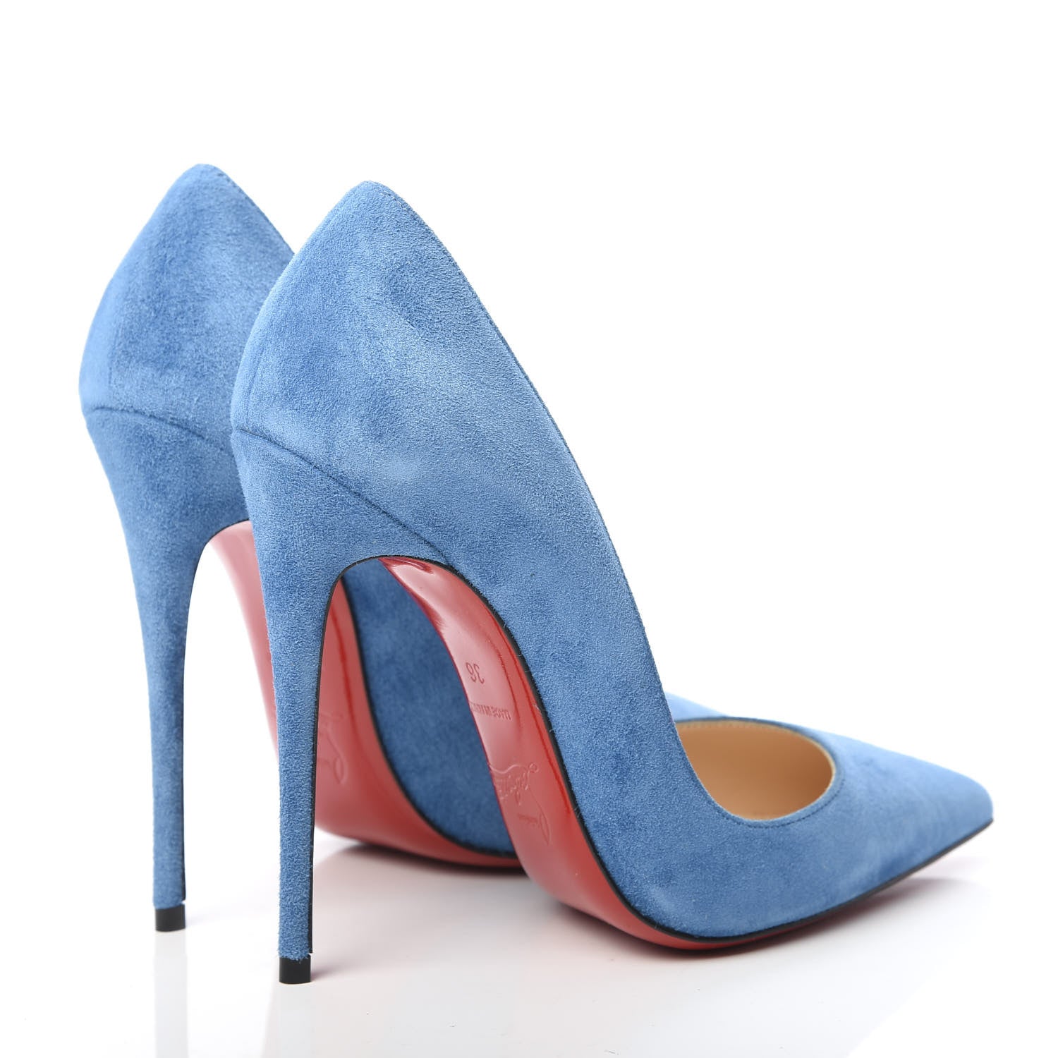 Christian Louboutin Veau Velours So Kate 120 Pumps 36 Positano 4 of 9
