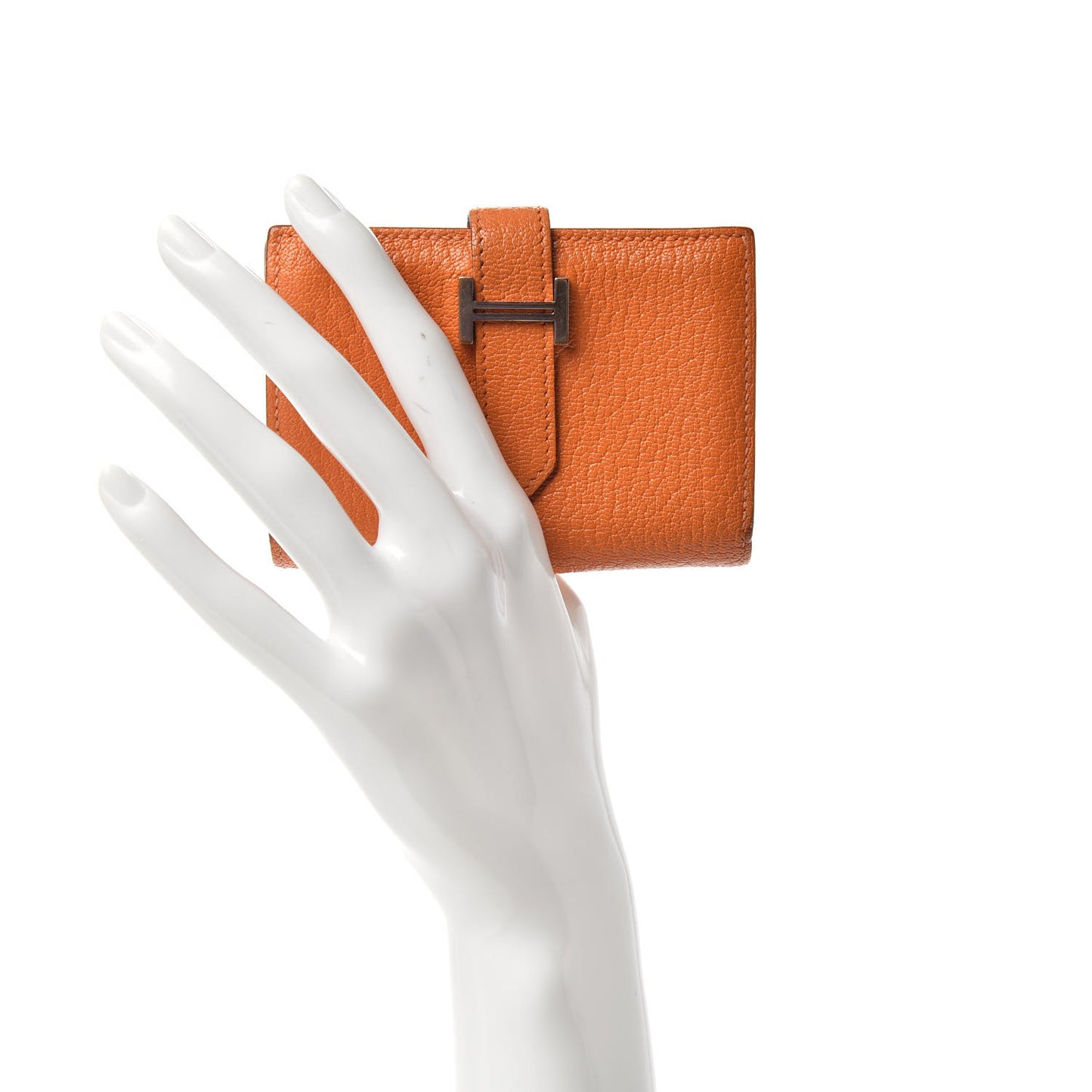 Chevre Mysore Mini Bearn Wallet Orange