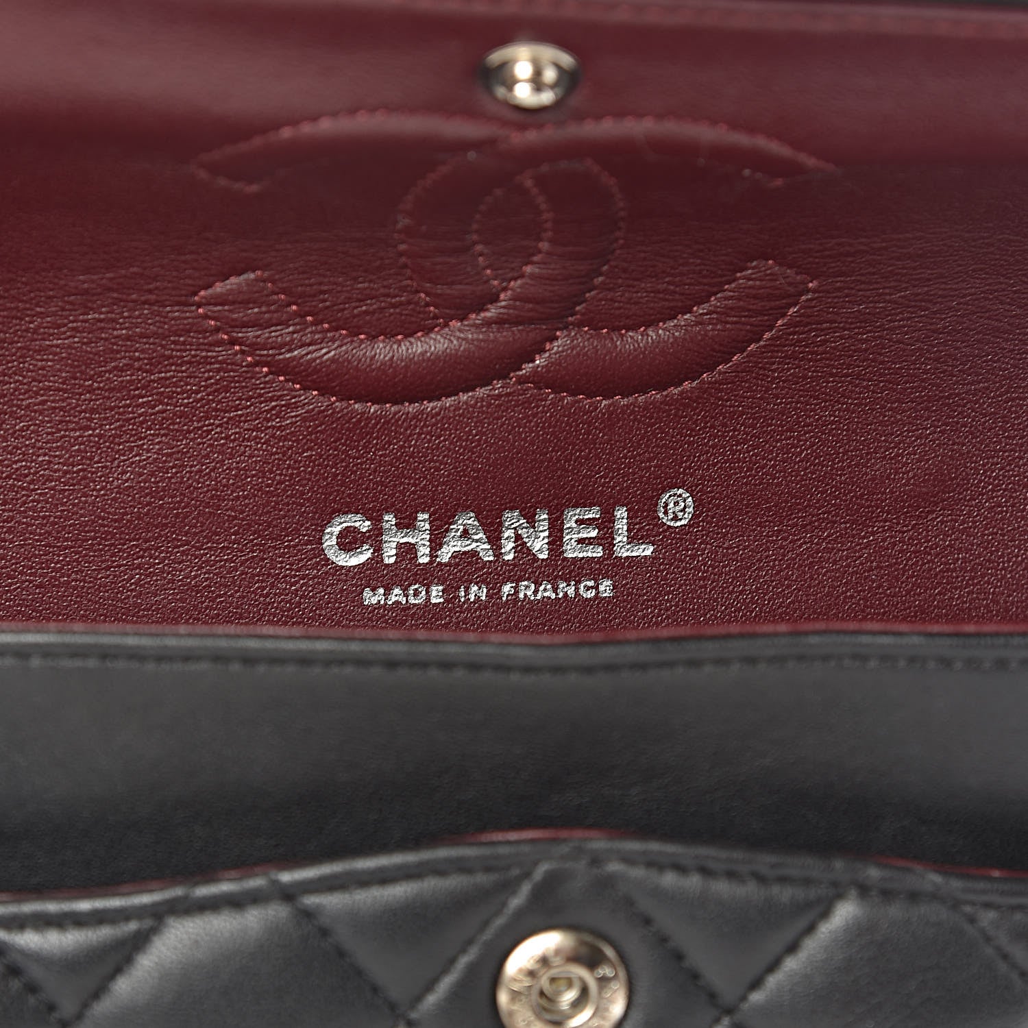 Chanel Lambskin Quilted Small Double Flap Black 6 of 10