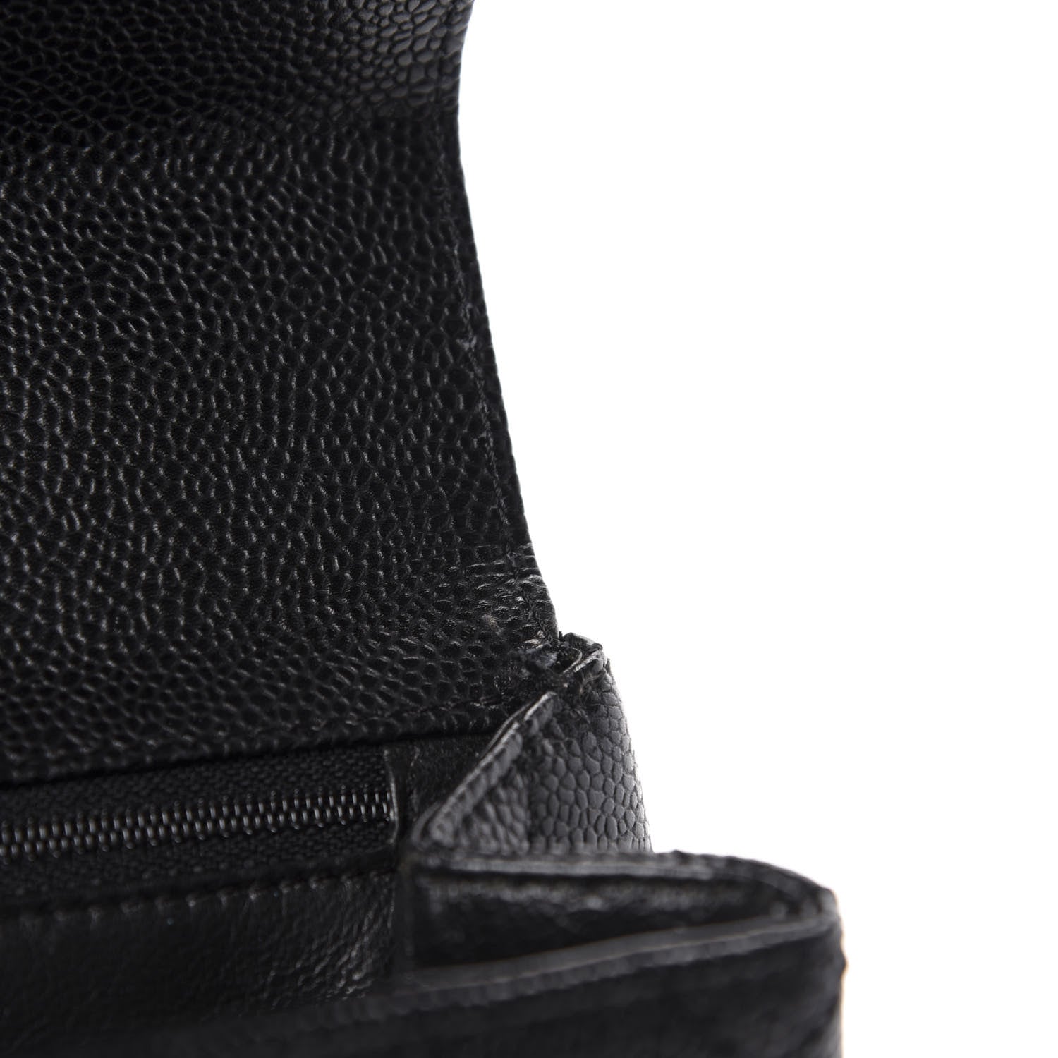 Chanel Caviar Quilted Jumbo Kelly Flap Black 8 of 11