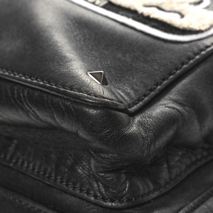 Valentino Garavani Calfskin Logo Backpack Black 12 of 12