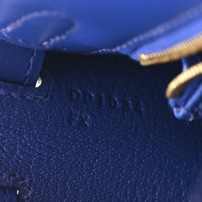 Hermes Box Kelly Sellier 25 Bleu Electrique 7 of 12