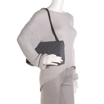 Chanel Washed Caviar 2.55 Reissue 226 Dark Grey 2 of 9