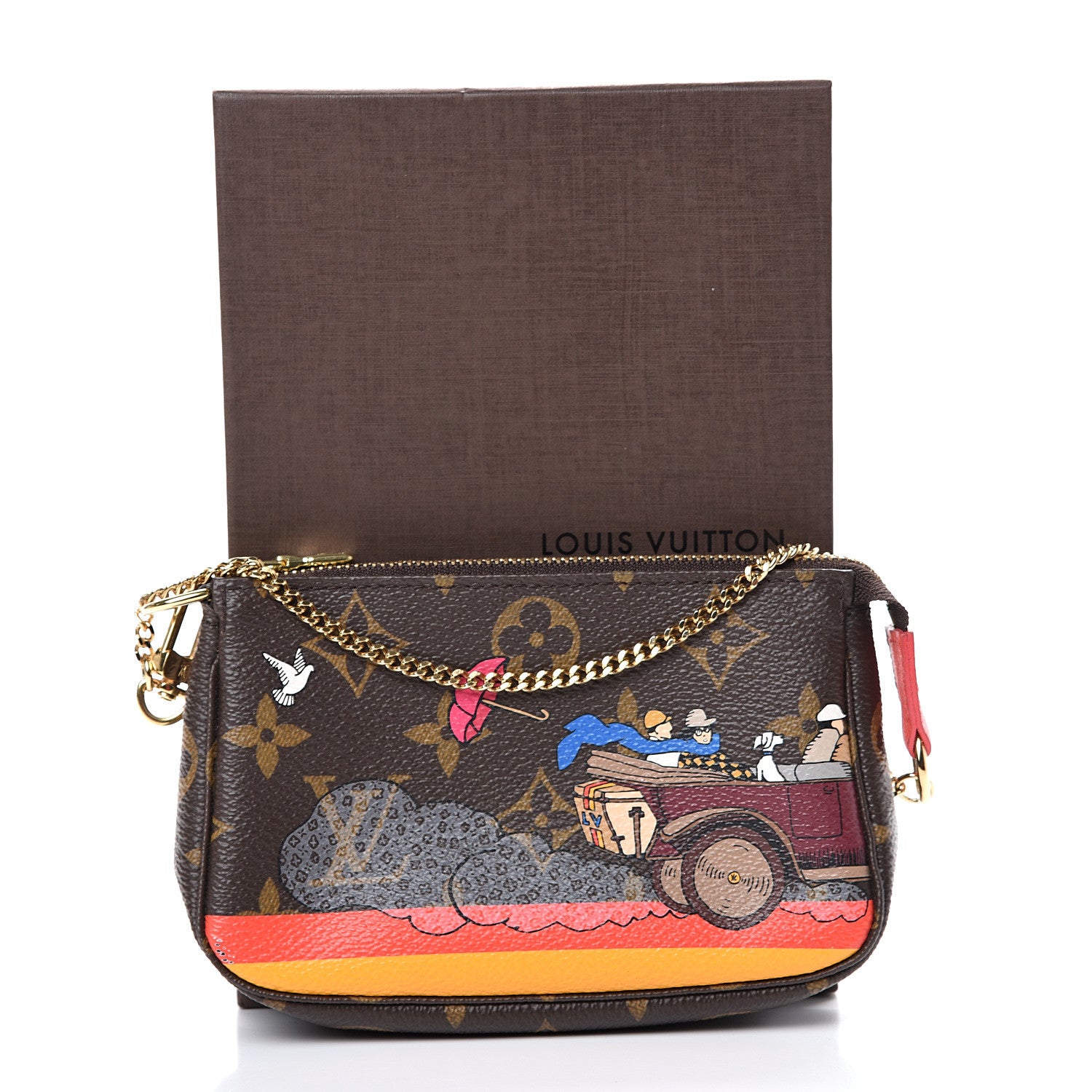 Louis Vuitton Monogram 2015 Christmas Animation Mini Pochette Accessories 8 of 8